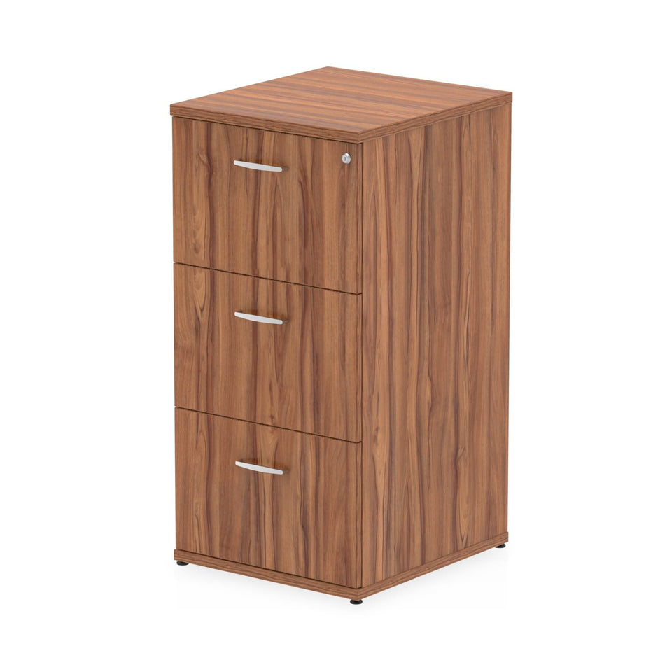 Dynamic I000133 filing cabinet Melamine Faced Chipboard (MFC) Walnut