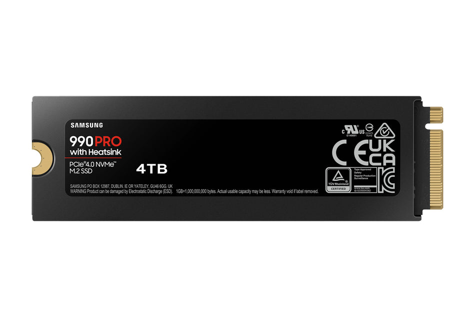 Samsung 990 Pro 4 TB M.2 PCI Express 4.0 NVMe V-NAND TLC