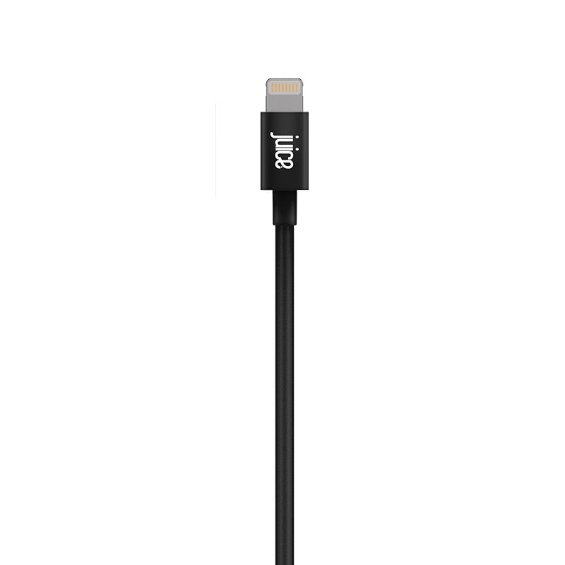 Juice JUI-CABLE-LIGHT-2M-RND-BLK lightning cable Black