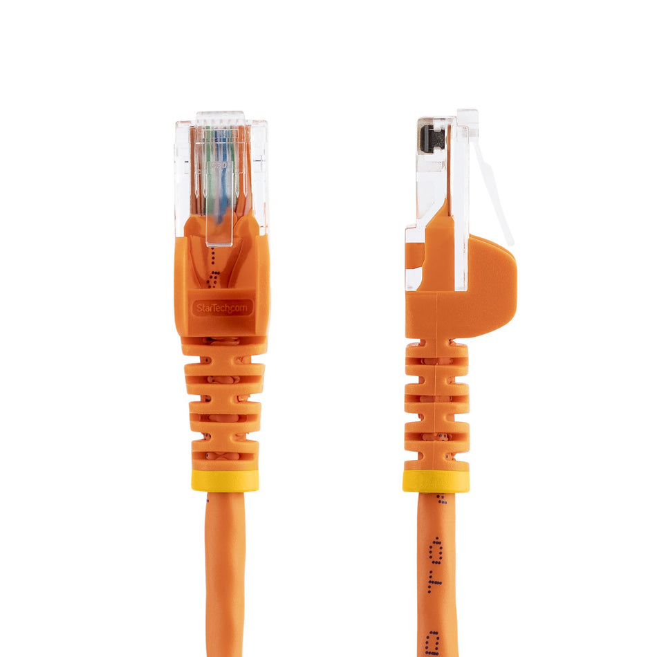 StarTech.com Cat5e Ethernet Patch Cable with Snagless RJ45 Connectors - 5 m, Orange