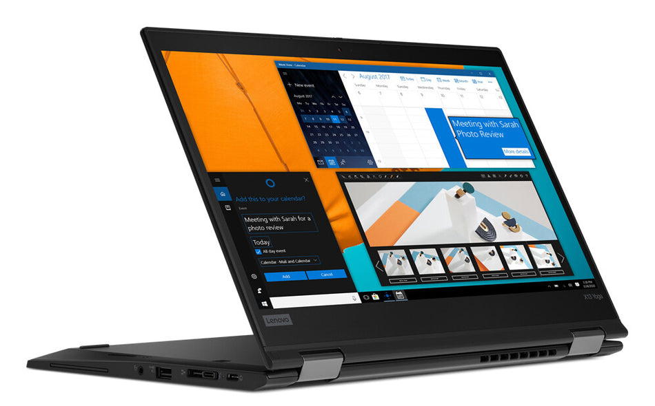 T1A Lenovo ThinkPad X13 Yoga Gen 1 Refurbished Intel® Core™ i5 i5-10310U Hybrid (2-in-1) 33.8 cm (13.3") Touchscreen Full HD 16 GB DDR4-SDRAM 256 GB SSD Wi-Fi 6 (802.11ax) Windows 10 Pro Black