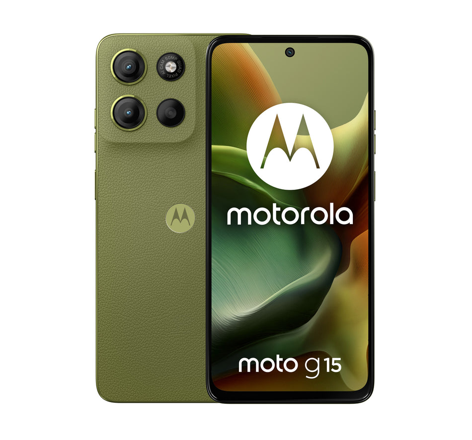 Motorola moto g15 17.1 cm (6.72") Dual SIM Android 15 4G USB Type-C 4 GB 128 GB 5200 mAh Green