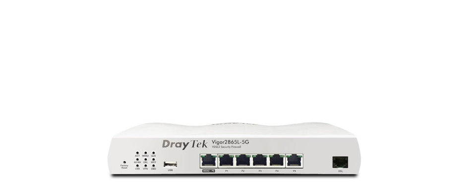 DrayTek V2865L-5G-K wired router Gigabit Ethernet