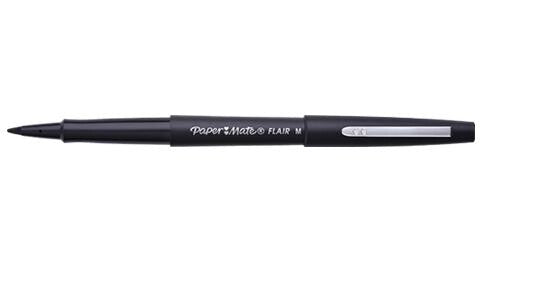 Papermate Flair felt pen Medium Black 5 pc(s)