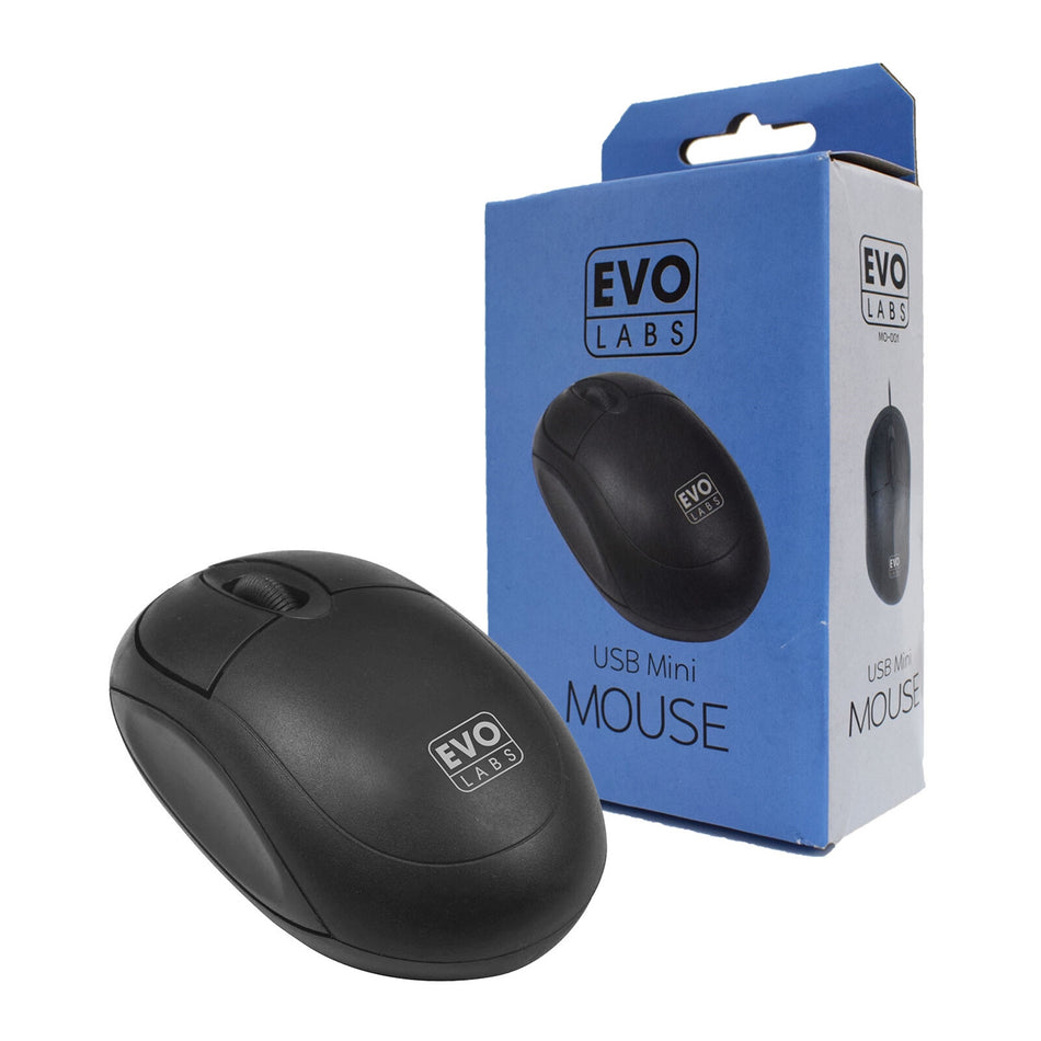 Evo Labs MO-001 mouse Office Ambidextrous USB Type-A Optical 800 DPI