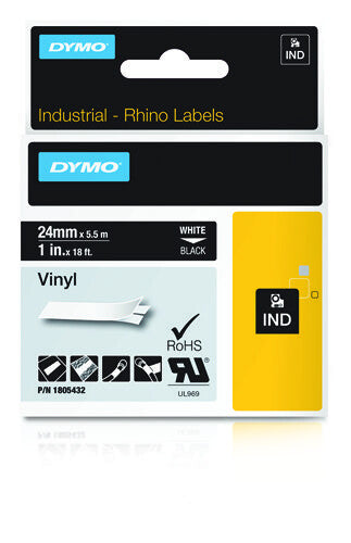 DYMO IND Vinyl Labels