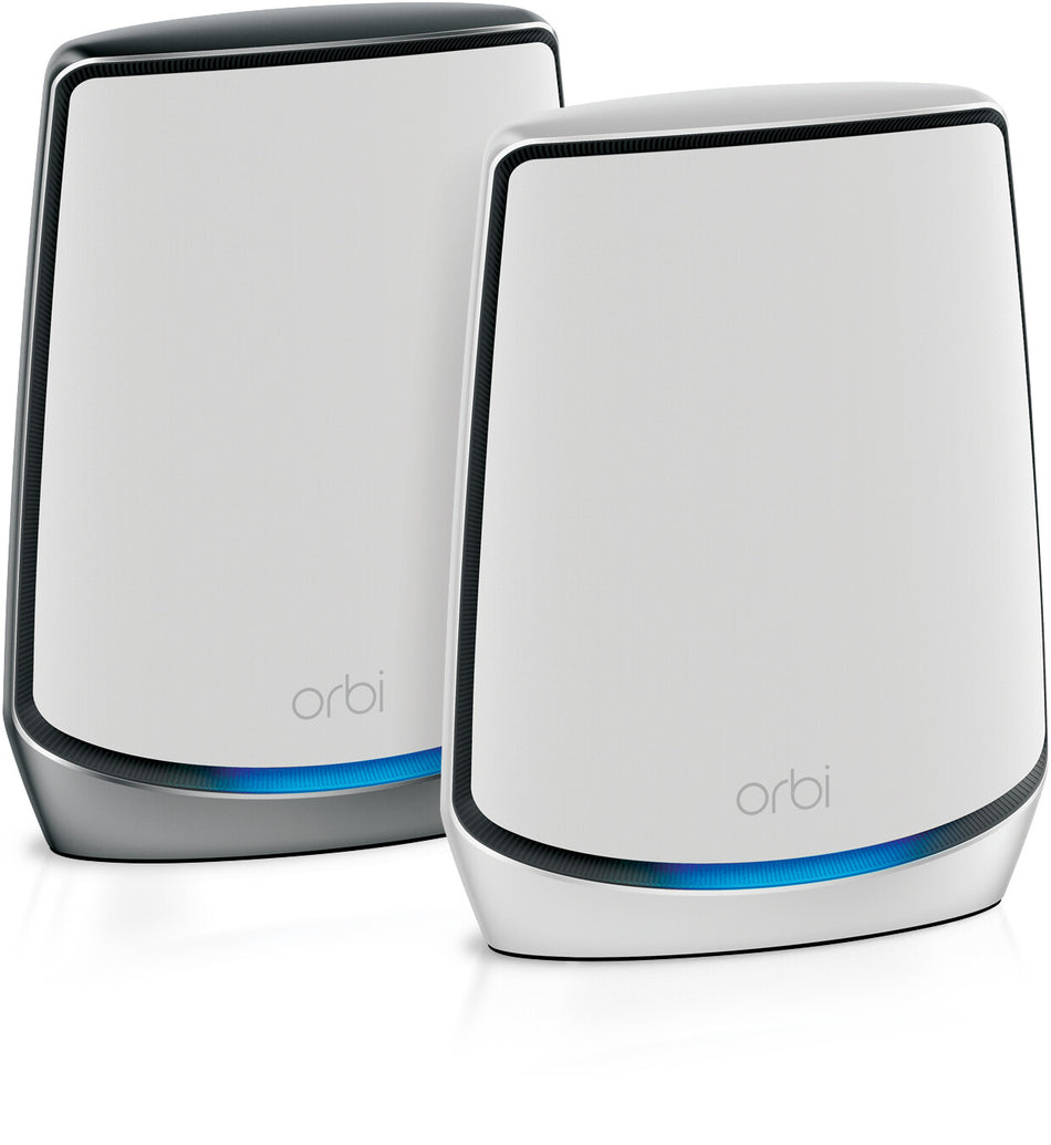 NETGEAR Orbi RBK852 AX6000 WiFi 6 Mesh System Tri-band (2.4 GHz / 5 GHz / 5 GHz) Wi-Fi 6 (802.11ax) Grey, White 8 Internal