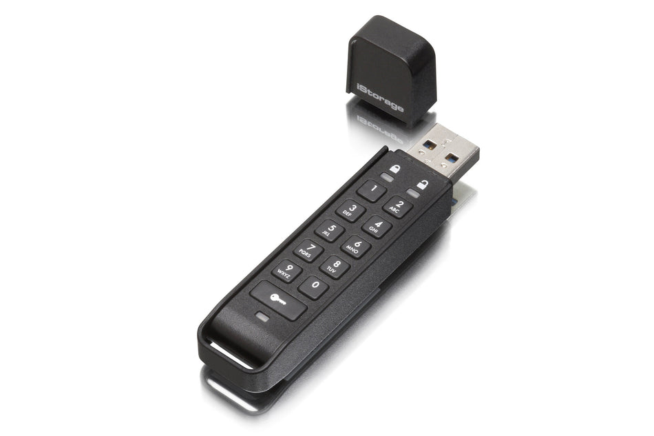 iStorage datAshur Personal2 256-bit 32GB USB 3.0 secure encrypted flash drive IS-FL-DAP3-B-32 32GB