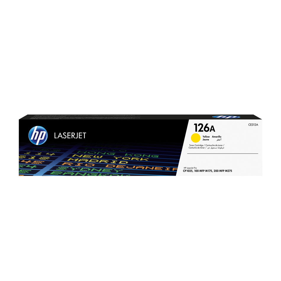 HP 126A Yellow Original LaserJet Toner Cartridge