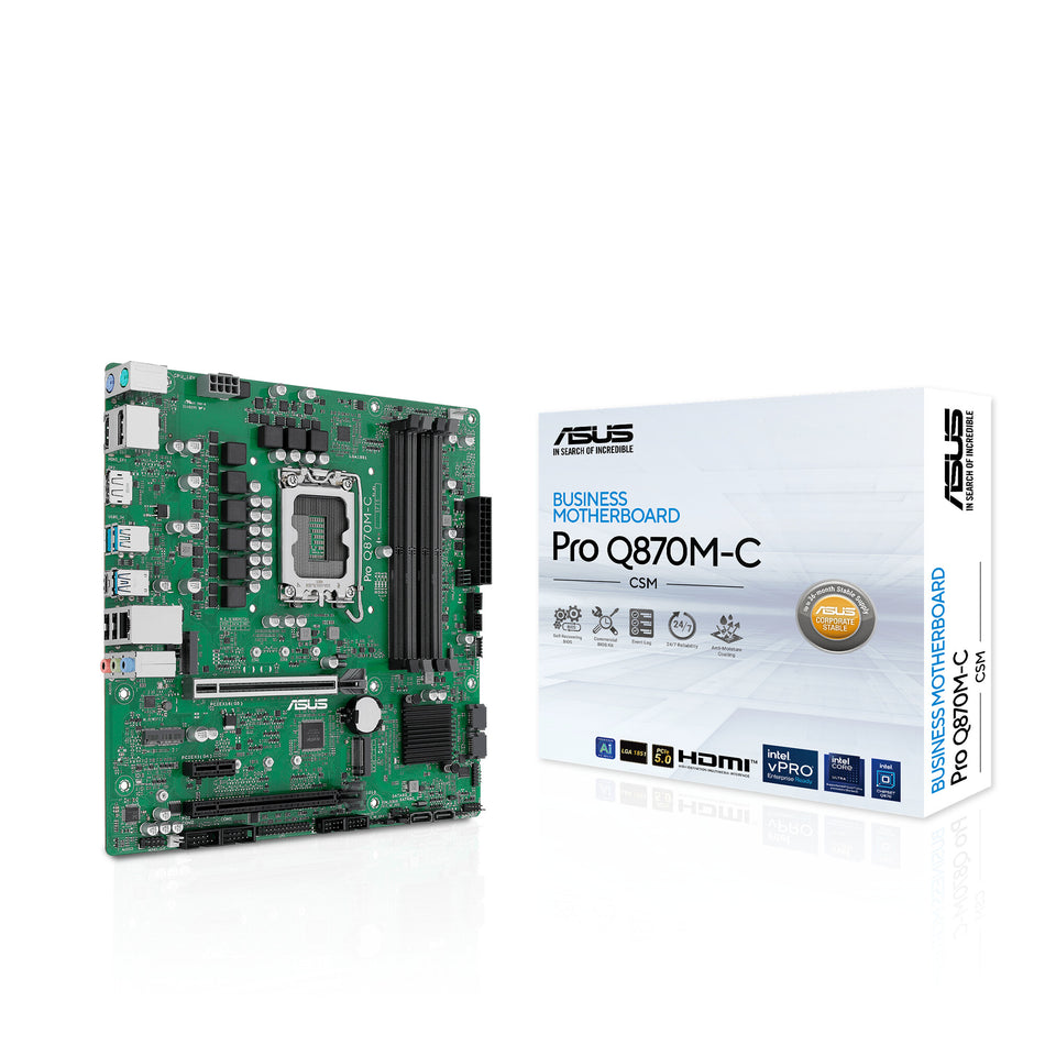 ASUS PRO Q870M-C-CSM LGA 1851 (Socket V1) micro ATX