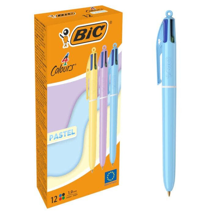 BIC 4 Colours Multicolour Medium 12 pc(s)