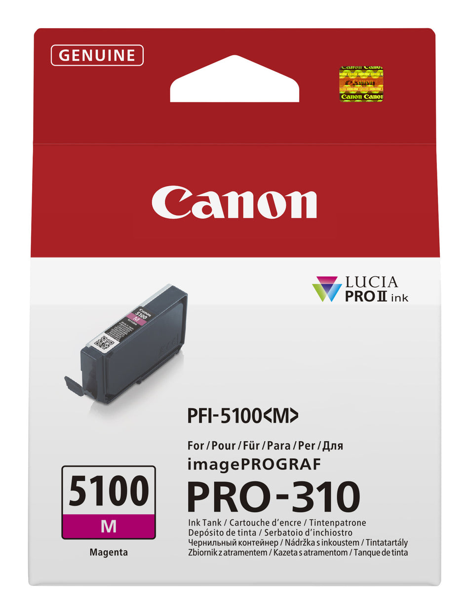 Canon PFI-5100 M ink cartridge 1 pc(s) Original Magenta