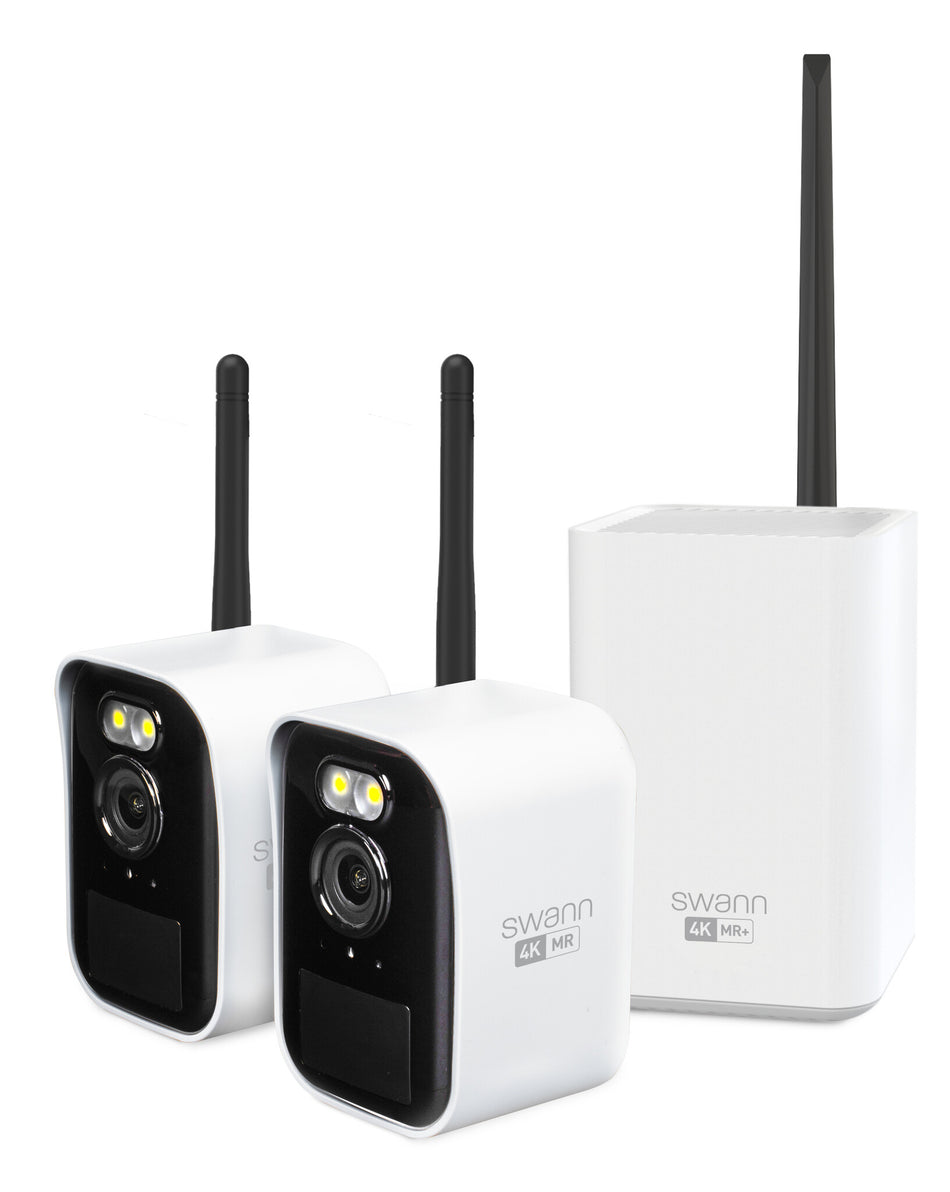 Swann MaxRanger4K™ Mini Long-Range Wireless Security System with 2 Cameras