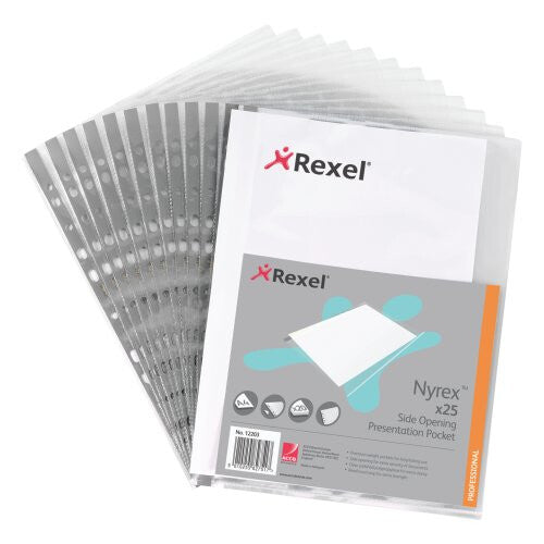 Rexel Nyrex™ Reinforced Pockets (25)