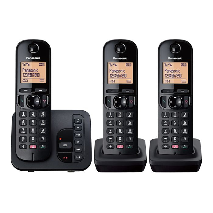 Panasonic KX-TGC263EB telephone DECT telephone Caller ID Black