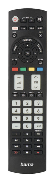 Hama 00221064 remote control IR Wireless TV Press buttons