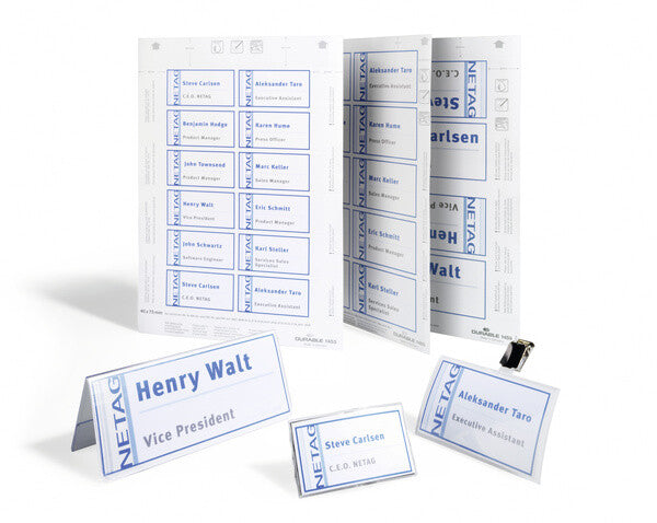 Durable for name Badge Inserts 40 x 75 mm