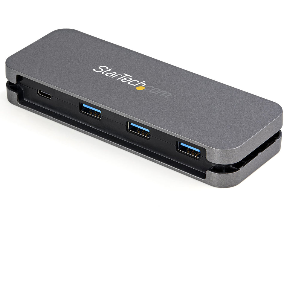 StarTech.com 4 Port USB C Hub - 3x USB-A/1x USB-C - 5Gbps USB 3.0 Type-C Hub (3.2/3.1 Gen 1) - Bus Powered - Portable USB-C to USB-A Adapter Hub - 28.5cm (11.2") Cable w/Cable Management~4 Port USB C Hub - 3x USB-A/1x USB-C - USB 3.0 Type-C Hub - USB 3.2