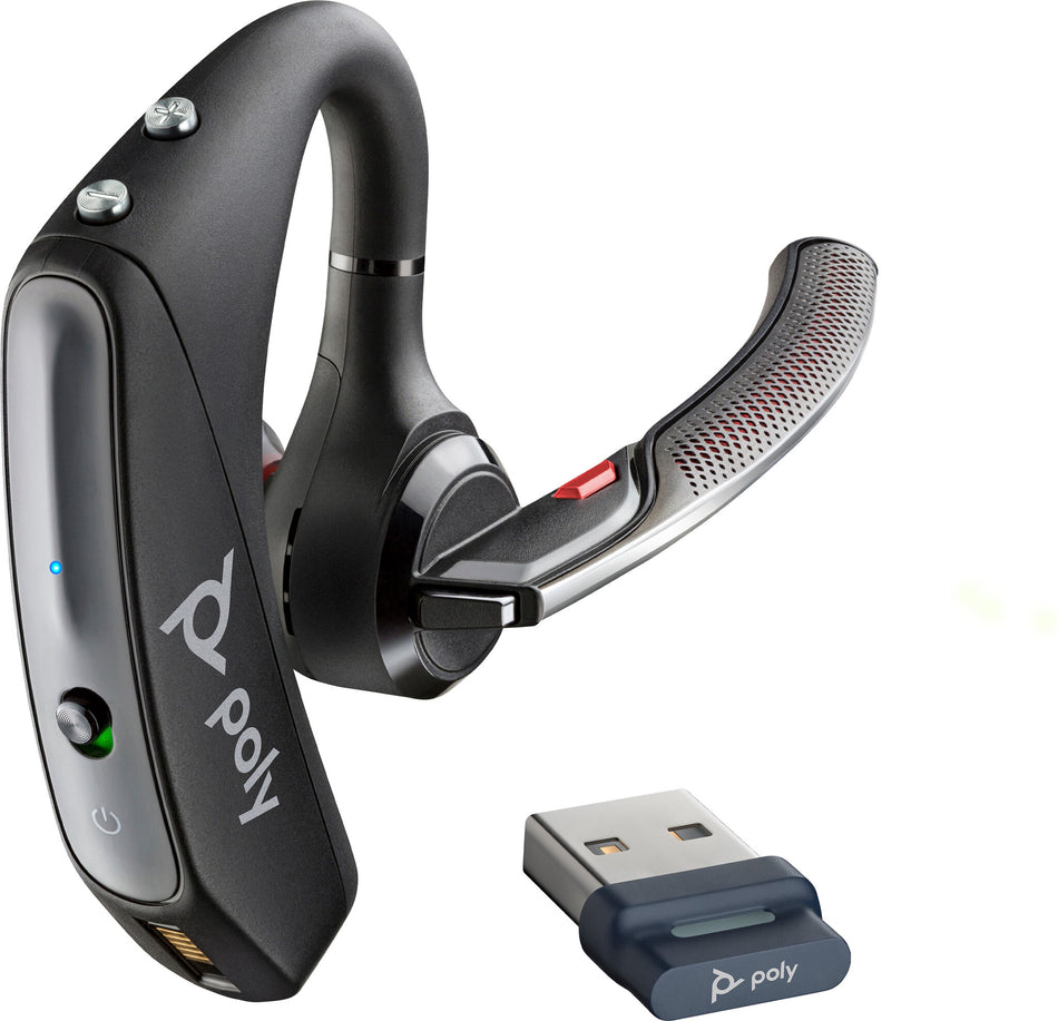 POLY Voyager 5200 USB-A Bluetooth Headset +BT700 dongle