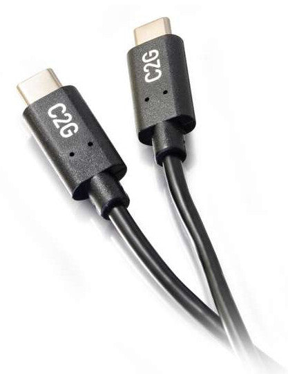 C2G 1.8m (6ft) USB C Cable - USB 2.0 (3A) - M/M USB Type C Cable - Black
