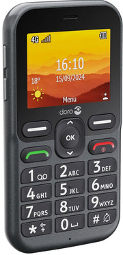 Doro Leva L10 6.1 cm (2.4") 118.9 g Graphite Senior phone