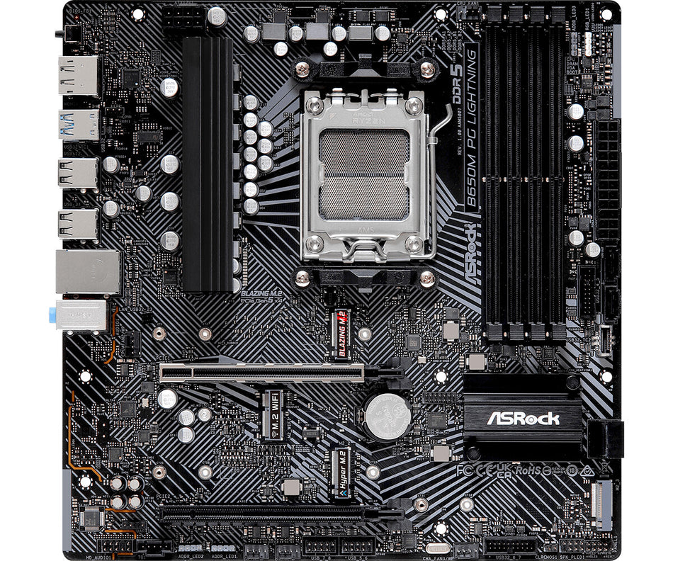 Asrock B650M PG Lightning AMD B650 Socket AM5 micro ATX
