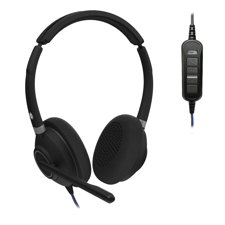 JPL Icon 120-UB4 Headset Wired Head-band Office/Call center USB Type-C / USB Type-A Black