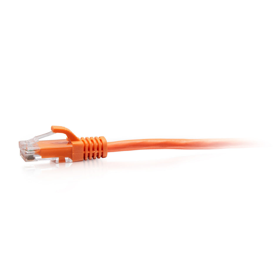 C2G 1.5m Cat6a Snagless Unshielded (UTP) Slim Ethernet Patch Cable - Orange