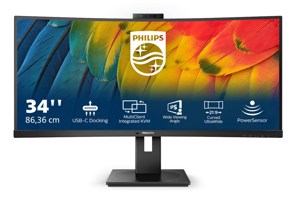 Philips 5000 series 34B1U5600CH/00 LED display 86.4 cm (34") 3440 x 1440 pixels Wide Quad HD LCD Black