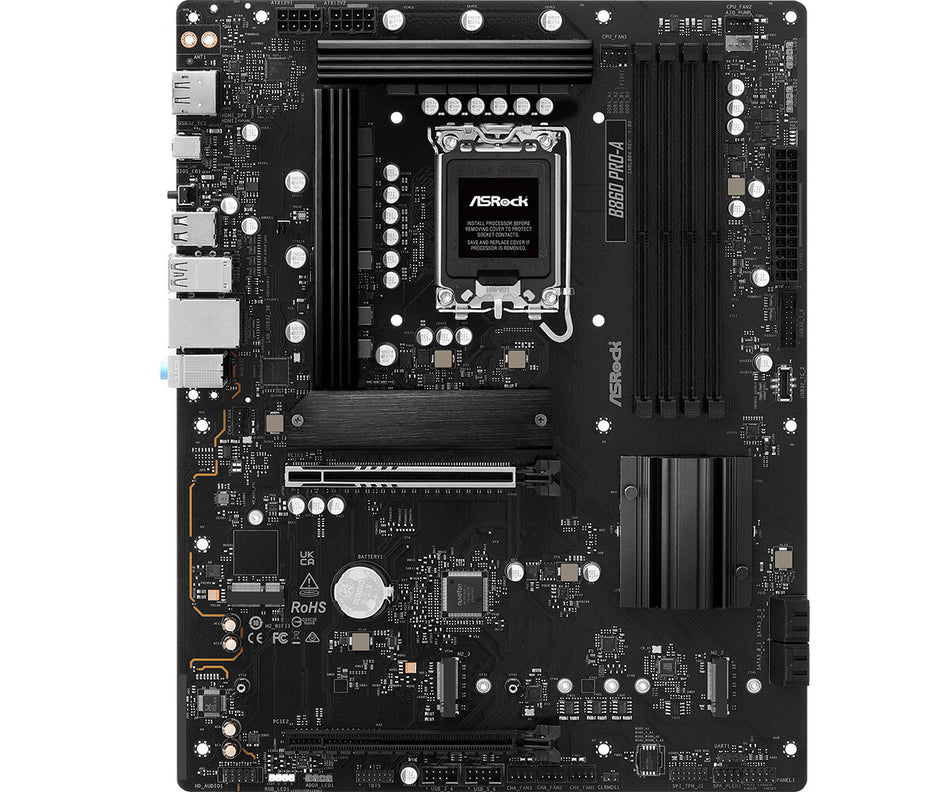 Asrock B860 Pro-A Intel B860 LGA 1851 (Socket V1) ATX