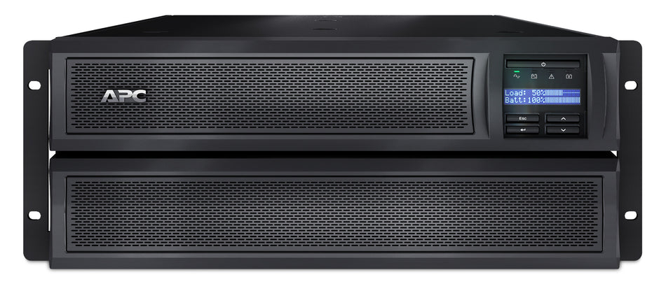 APC Smart-UPS X SMX3000HVNC - 3000VA, 8x C13 + 2x C19 outlet, USB, expandable runtime, short depth, NMC