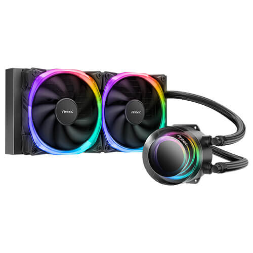 Antec VORTEX 240 ARGB Processor All-in-one liquid cooler Black