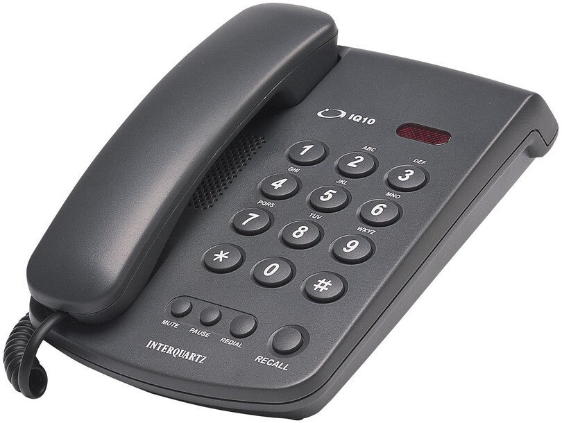 Interquartz 9310B7 telephone Black