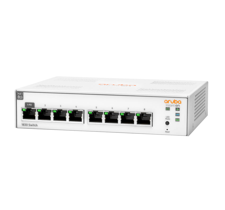 HPE Aruba Networking Aruba Instant On 1830 8G Managed L2 Gigabit Ethernet (10/100/1000)