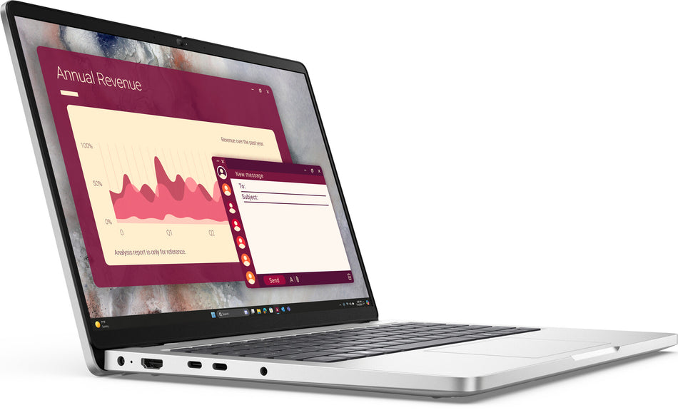 DELL Pro PC14250 Intel Core Ultra 7 265U Laptop 35.6 cm (14") Full HD+ 16 GB DDR5-SDRAM 512 GB SSD Wi-Fi 6E (802.11ax) Windows 11 Pro UK English Platinum