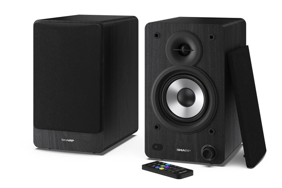 Sharp CP-SS30 Bookshelf Speakers - Black
