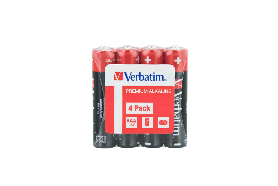 Verbatim AAA 4-Pack Wrap Single-use battery Alkaline