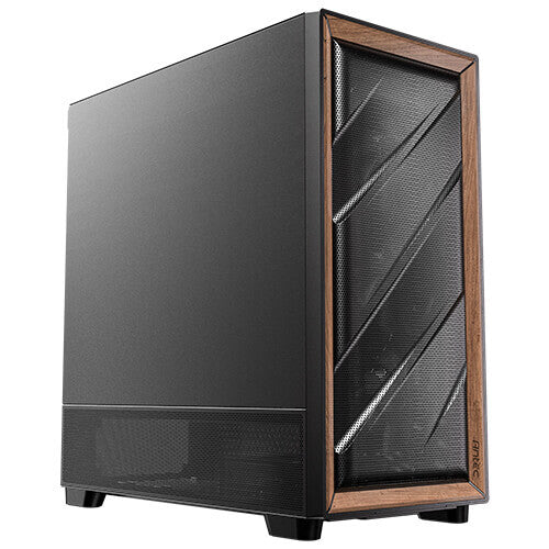 Antec FLUX SE Midi Tower Black, Wood