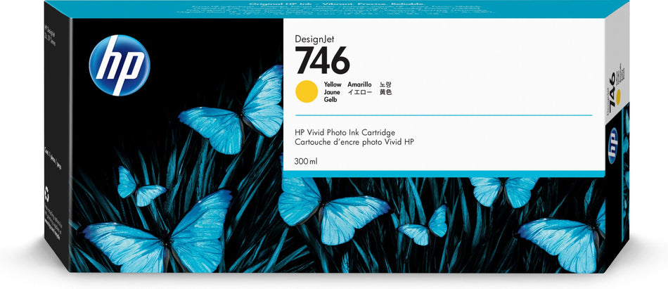 HP 746 300-ml Yellow DesignJet Ink Cartridge