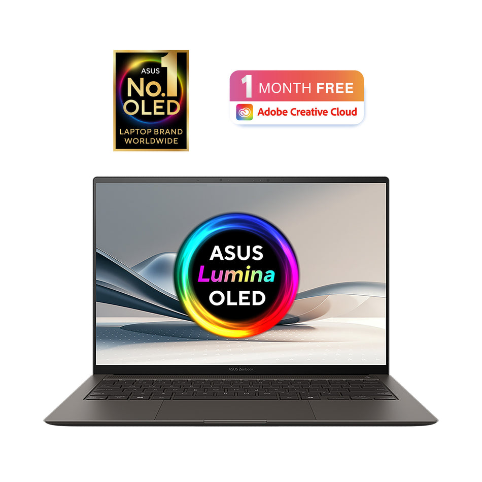 ASUS Zenbook S 14 UX5406SA-PZ040W Copilot+ PC Intel Core Ultra 7 256V Laptop 35.6 cm (14") Touchscreen 3K 16 GB LPDDR5x-SDRAM 1 TB SSD Wi-Fi 7 (802.11be) Windows 11 Home Grey
