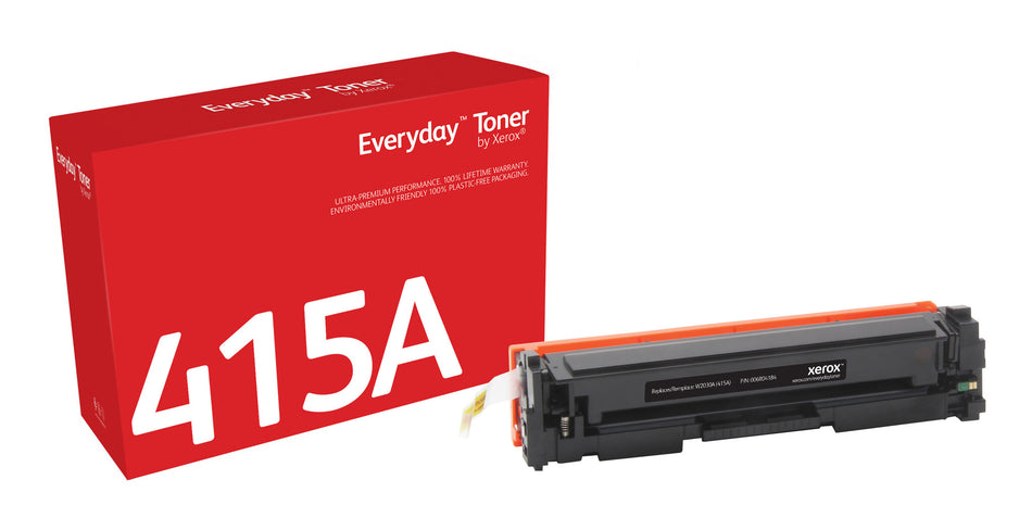 Everyday ™ Black Toner by Xerox compatible with HP 415A (W2030A), Standard capacity