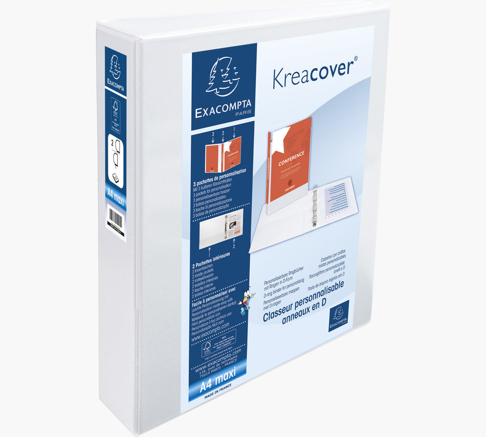 Exacompta Kreacover PP Ring Binder