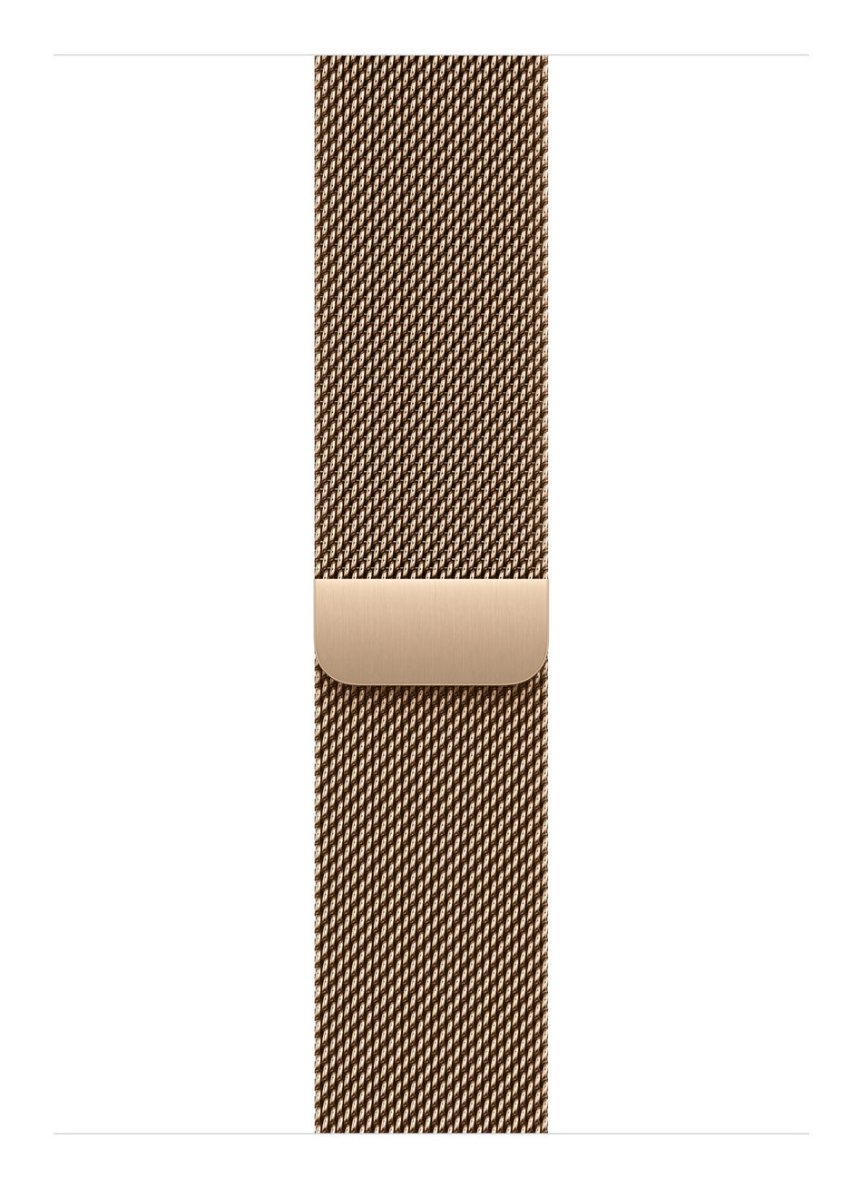Apple 46mm Gold Milanese Loop - S/M