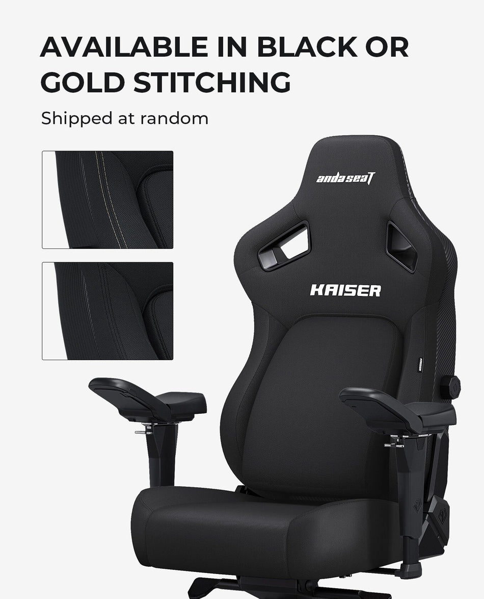 Anda Seat Kaiser 4 Series Premium Gaming armchair Padded seat Black