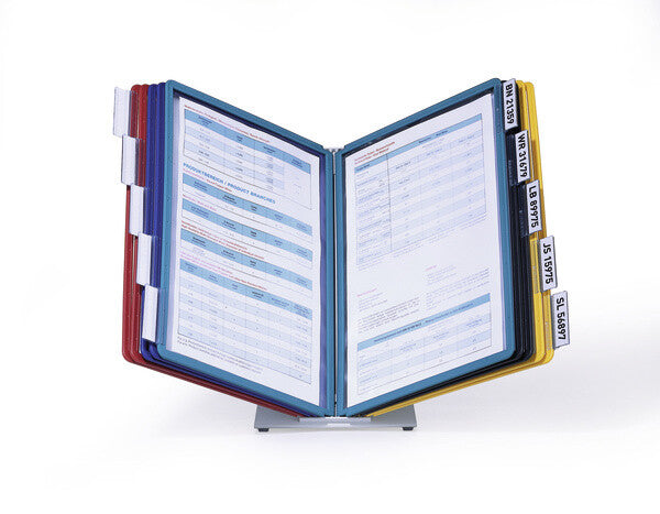 Durable VARIO document display carousel Desk Portrait A4