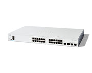 Cisco Catalyst 1300-24T-4X Managed Switch, 24 Port GE, 4x10GE SFP+, Limited Lifetime Protection (C1300-24T-4X)