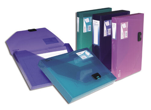 Snopake DocBox - Dark Blue, 35mm capacity box file