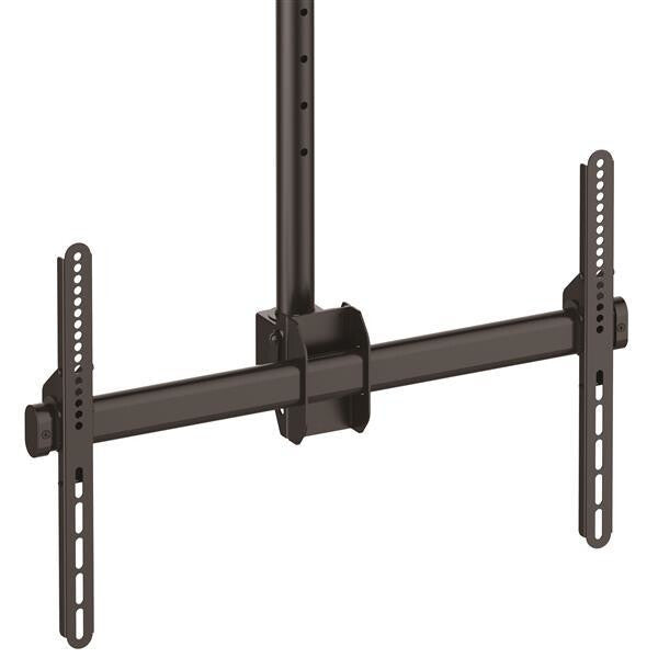 StarTech.com TV Ceiling Mount - Full-Motion Universal Hanging Single Screen Mount with Adjustable Telescopic Long Pole - Tilt / Swivel - VESA Bracket for 32”-75" Displays