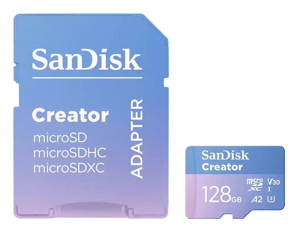 SanDisk Creator 128 GB MicroSDXC UHS-I Class 10