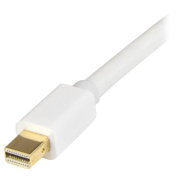 StarTech.com 6ft (2m) Mini DisplayPort to HDMI Cable - 4K 30Hz Video - mDP to HDMI Adapter Cable - Mini DP or Thunderbolt 1/2 Mac/PC to HDMI Monitor - mDP to HDMI Converter Cord - White